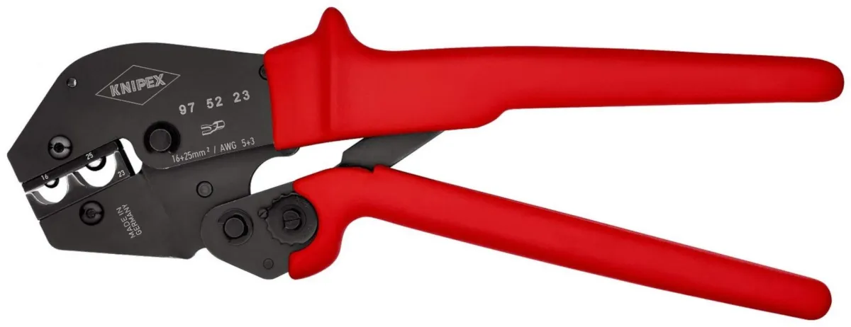 Knipex klešta za krimpovanje za neizolovane stopice i spojnice 16 / 25 mm² (97 52 23)