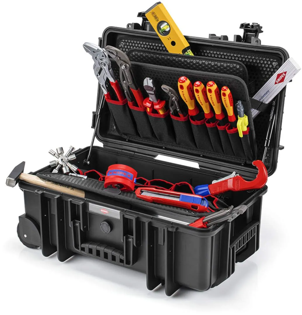 Knipex kofer za alat "Robust26 Move" + set od 22 alata - za vodoinstalatere (00 21 33 S)