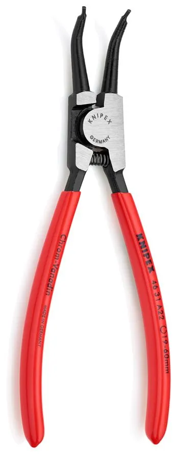 Knipex kriva zeger klešta za spoljašnje sigurnosne prstenove 185mm - pod 45° (46 31 A22)