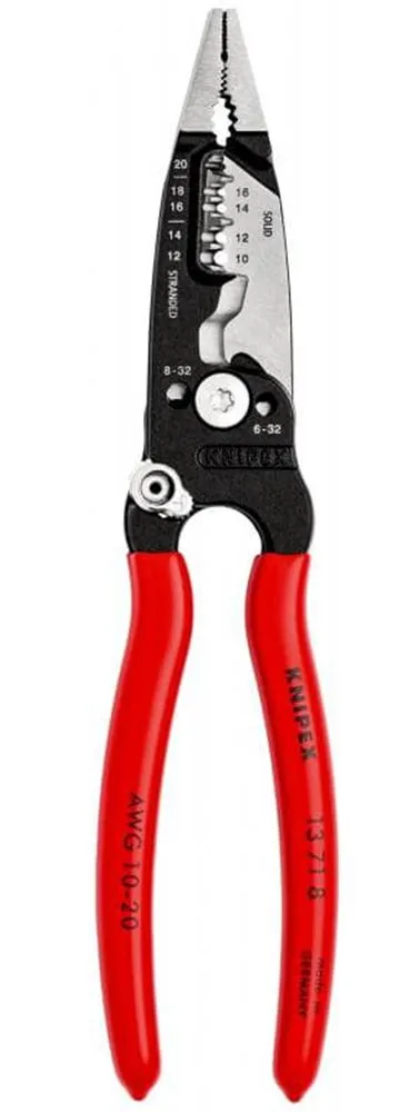 Knipex multifunkcionalna električarska klešta za skidanje izolacije 200mm (13 71 8)
