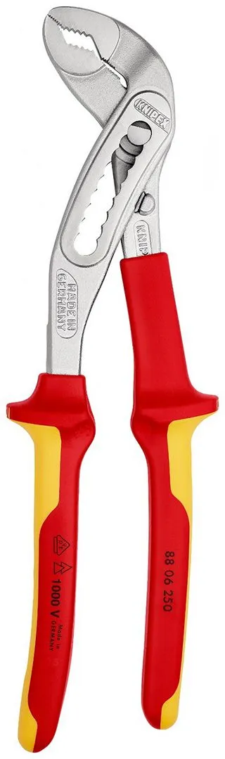 Knipex papagaj - 1000V VDE izolovana cevna klešta 250mm COBRA 2" - hromirana (87 06  250)