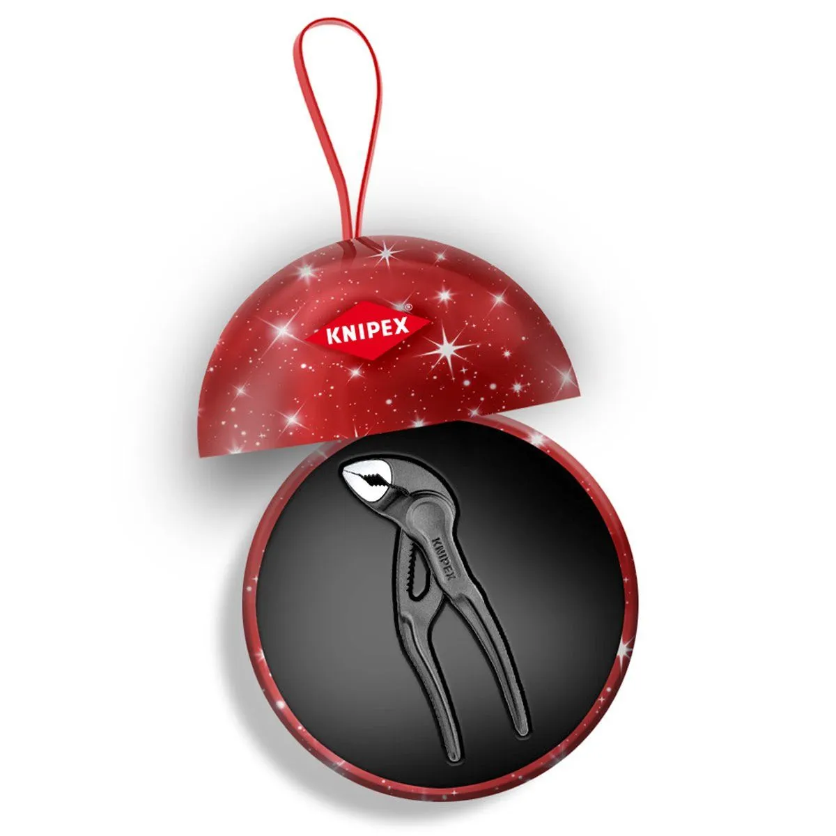 Knipex papagaj klešta Cobra® XS 100mm - u Knipex Božićnoj kugli (87 00 100 XMAS)
