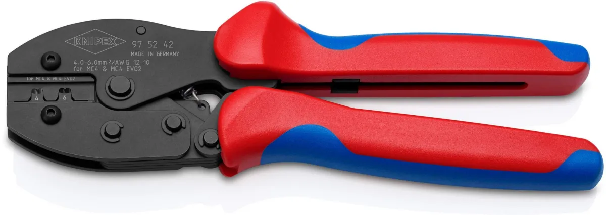 Knipex PreciForce klešta za krimpovanje MC4 i MC4 EVO 2 konektora za solarne panele (97 52 42)