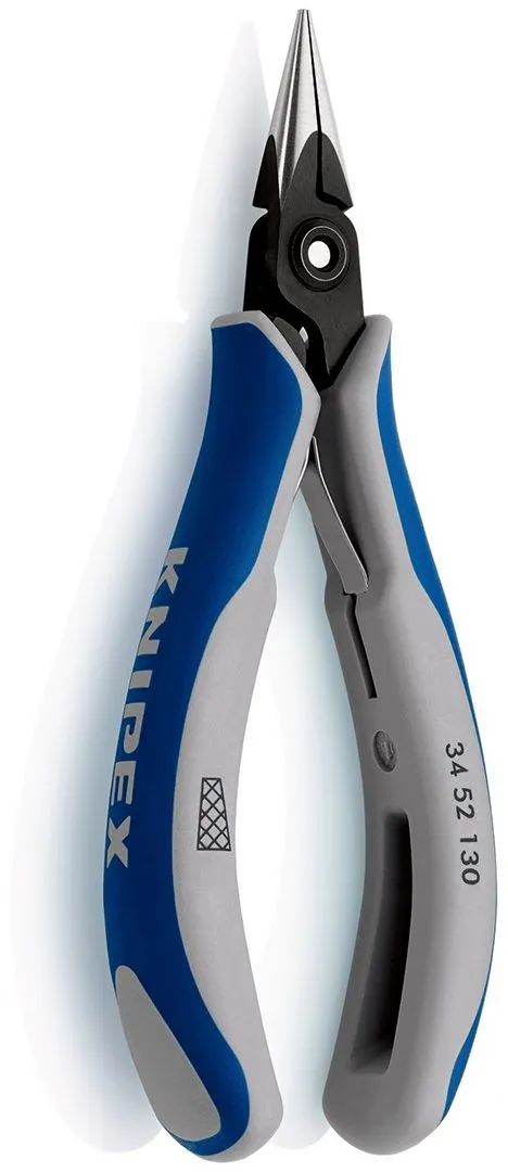 Knipex precizna klešta za elektroniku sa poluokruglim čeljustima 130mm (34 52 130)