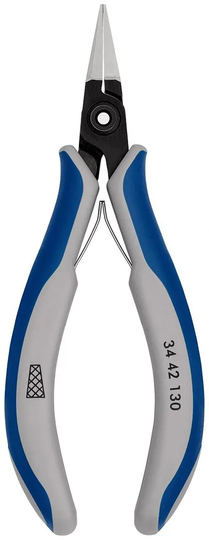 Knipex precizna klešta za elektroniku sa ravnim čeljustima 135mm (34 42 130)