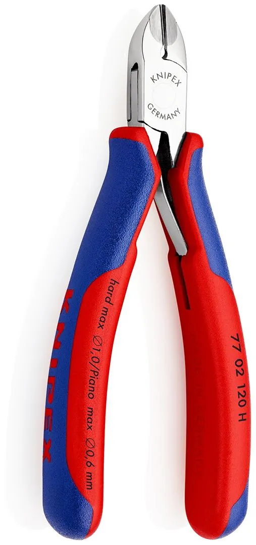 Knipex precizne dijagonalne sečice za elektroniku sa umetnutom oštricom od tvrdog metala 120mm (77 02 120 H)