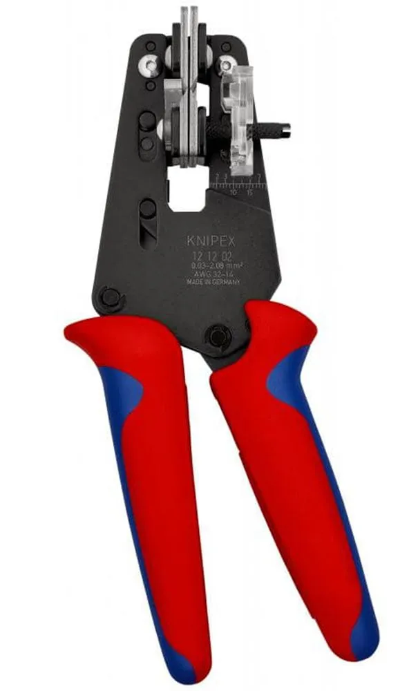 Knipex precizni skidač izolacije sa profilnim noževima 0,03 - 2,08mm² (12 12 02)