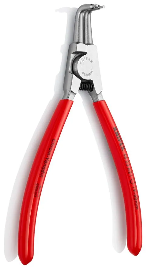 Kriva hromirana Knipex zeger klešta za spoljašnje sigurnosne prstenove 170mm - pod 90° (46 23 A21)