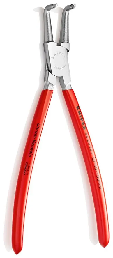 Kriva hromirana Knipex zeger klešta za unutrašnje sigurnosne prstenove 215mm - pod 90° (44 23 J31)