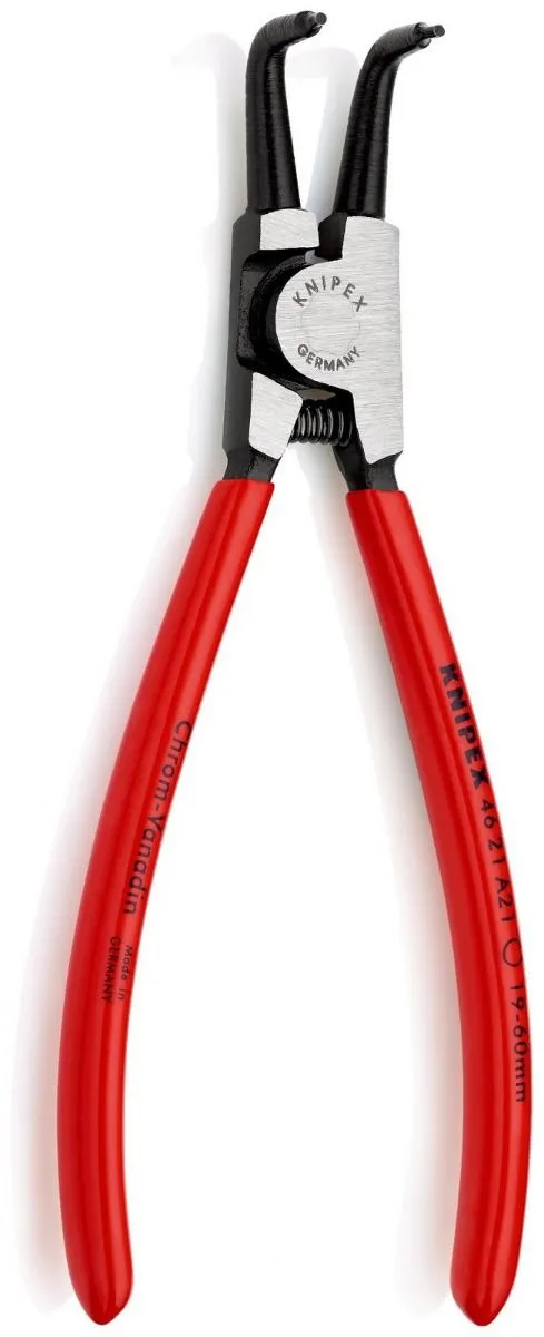 Kriva Knipex zeger klešta za spoljašnje sigurnosne prstenove 170mm - pod 90° (46 21 A21)