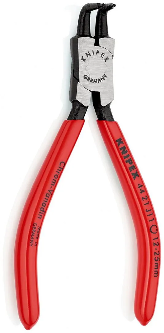 Kriva Knipex zeger klešta za unutrašnje sigurnosne prstenove 130mm - pod 90° (44 21 J11)