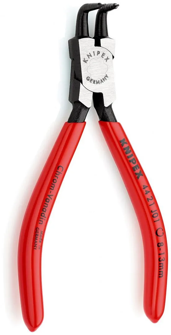 Kriva Knipex zeger klešta za unutrašnje sigurnosne prstenove 130mm - pod 90° (44 21 J01)
