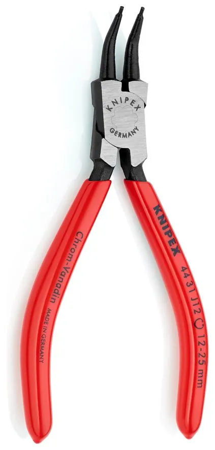 Kriva Knipex zeger klešta za unutrašnje sigurnosne prstenove 140mm (44 31 J12)