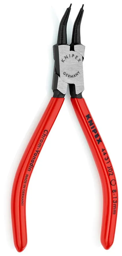 Kriva Knipex zeger klešta za unutrašnje sigurnosne prstenove 140mm (44 31 J02)