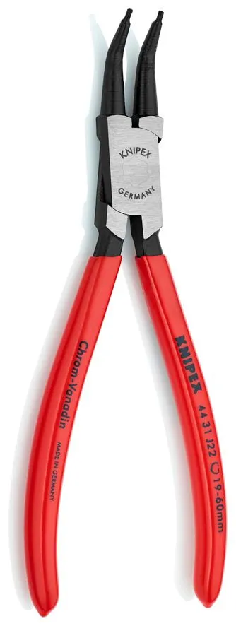 Kriva Knipex zeger klešta za unutrašnje sigurnosne prstenove 180mm (44 31 J22)