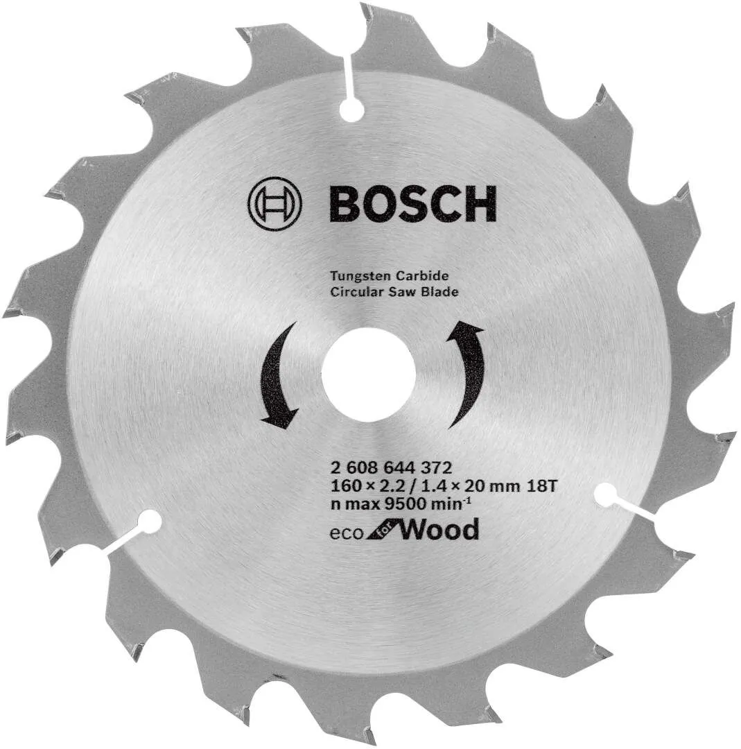 List kružne testere za drvo Ø160x2,2x20/18z Bosch Eco for Wood (2608644372)