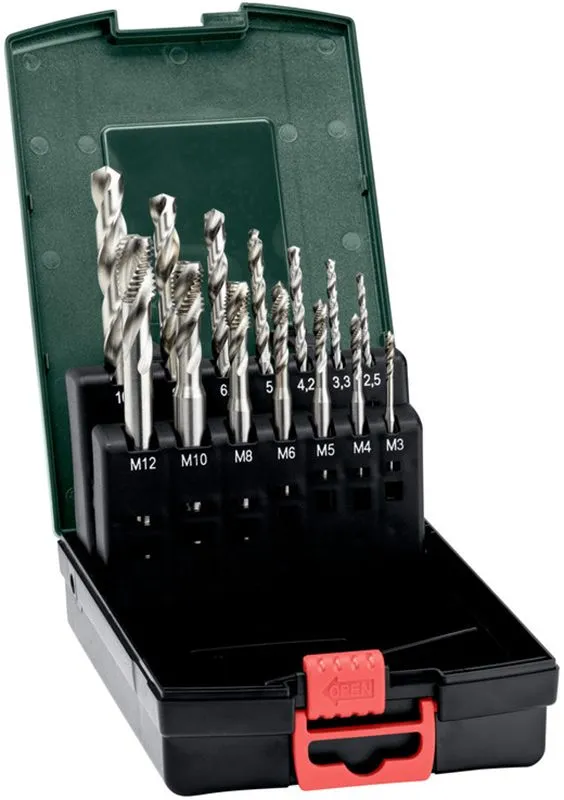 Metabo 14-delni set mašinskih ureznica i burgija (627114000)