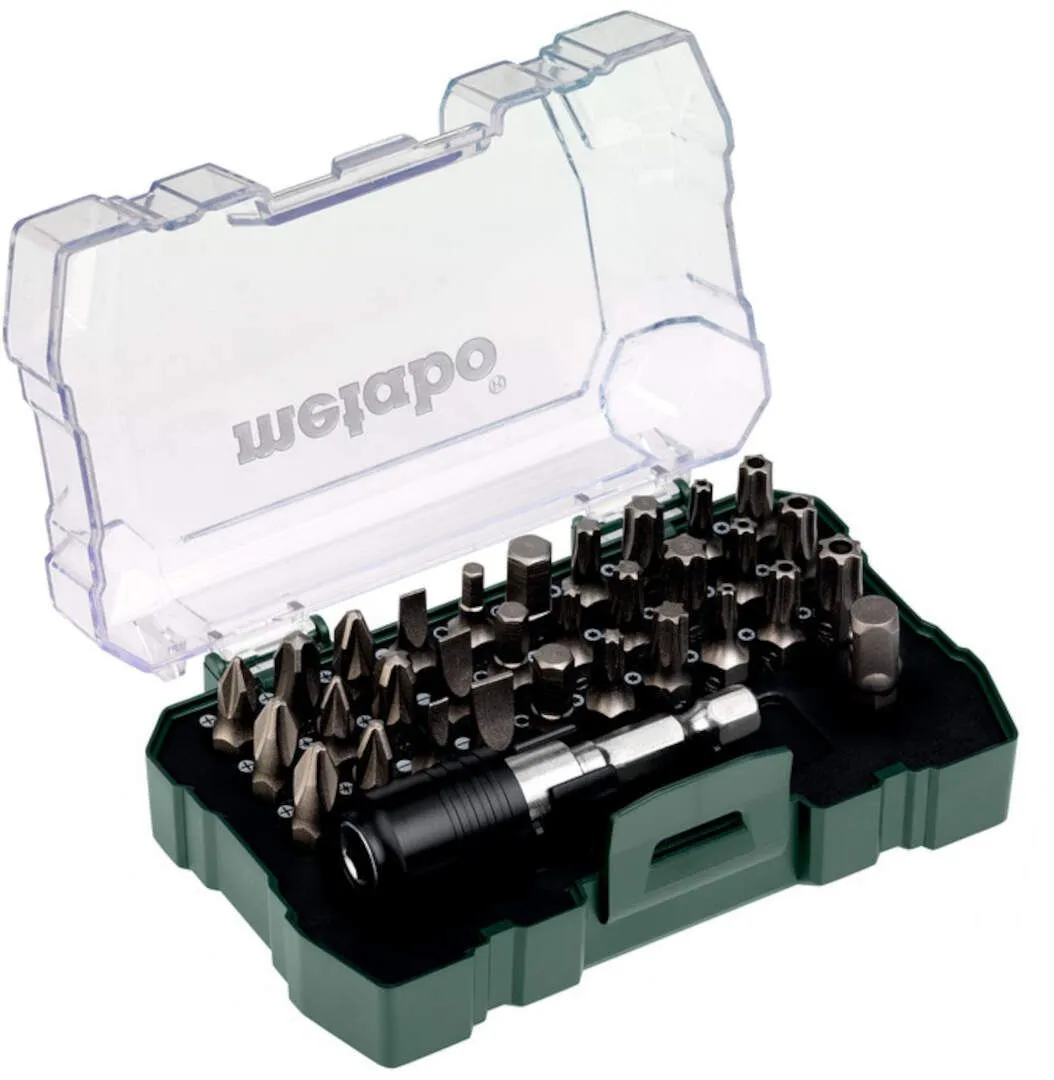 Metabo 32-delni set bitova sa adapterom i magnetnim držačem (626697000)