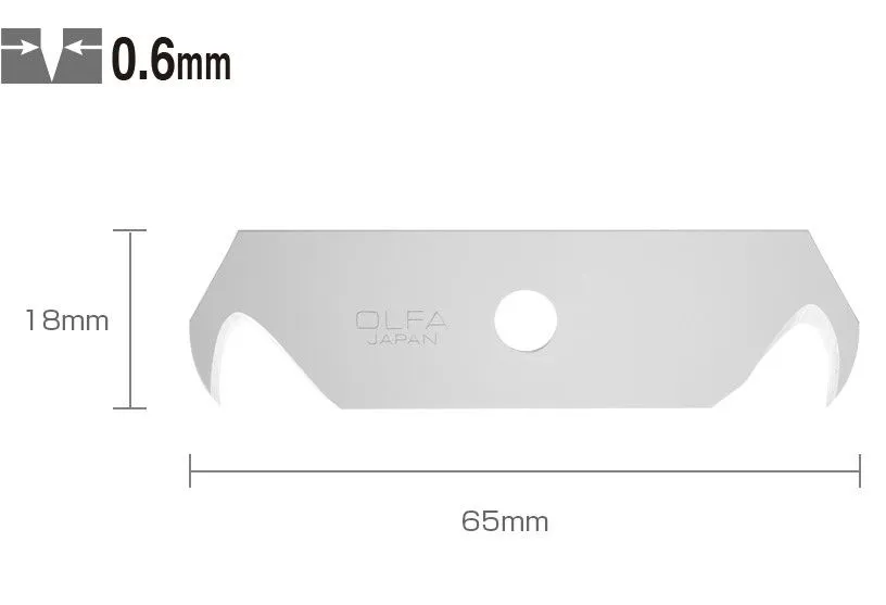OLFA HOB-2/5 nožići za skalpele 18mm - pakovanje od 5 komada