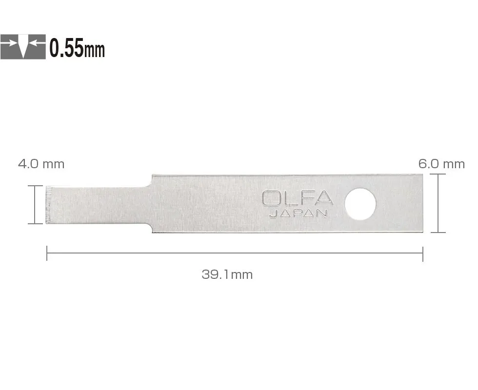 OLFA KB4-NF/5 dleto nožići za skalpel 4mm - pakovanje od 5 komada; za model AK-4