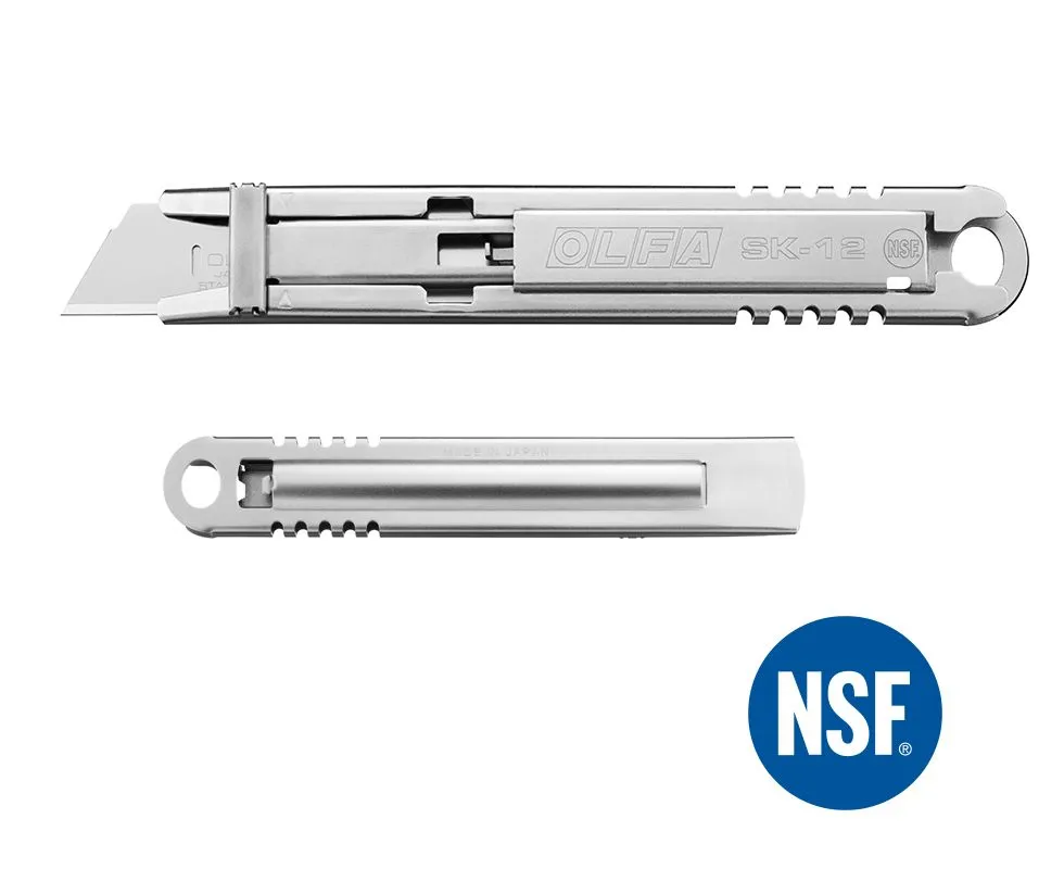 OLFA SK-12 sigurnosni skalpel od nerđujaćeg čelika sa NSF sertifikatom