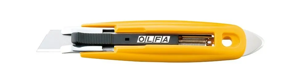 OLFA SK-9 poluautomatski samouvlačeći sigurnosni nož sa višenamenskim metalnim vrhom
