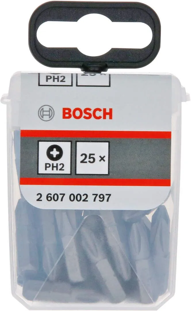 PH2 25mm bitovi u Tic Tac pakovanju 25kom Extra Hard Bosch - 2607002797