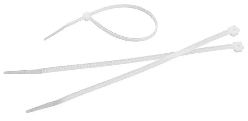 Plastične vezice 100 mm - bele Tolsen (50105)