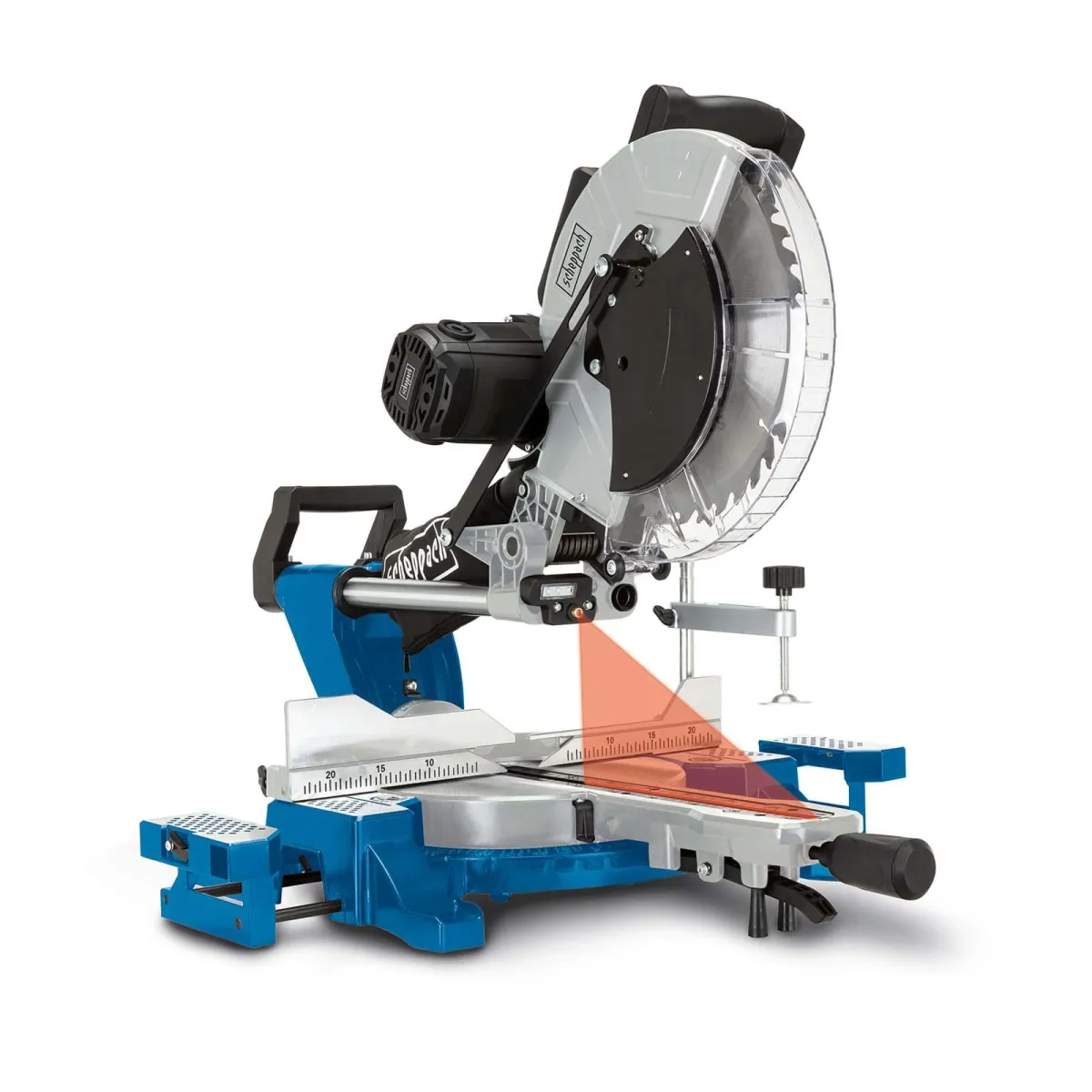 Potezna testera - ger 305mm; 2000W + 2 lista testere Scheppach HM140L