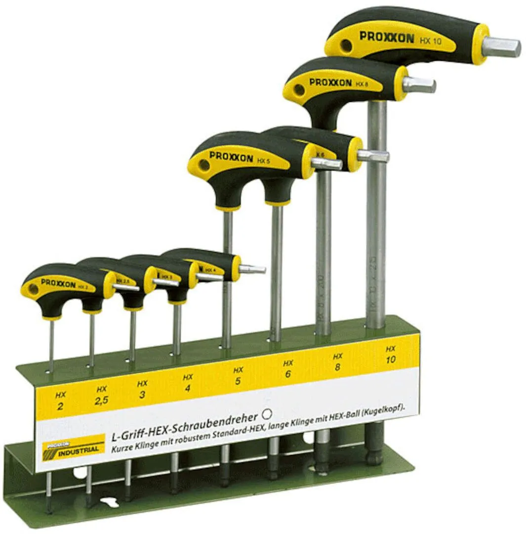 Proxxon 8-delni set imbus L odvijača, 2-10mm (22650)