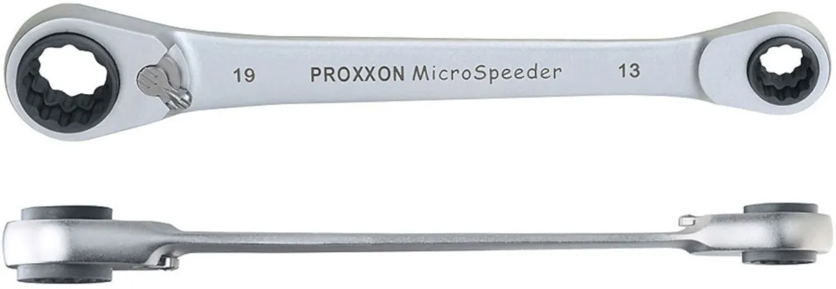 Proxxon MicroSpeeder, četvorostruki ključ 10, 13, 17 i 19 mm sa funkcijom čegrtaljke (23236)