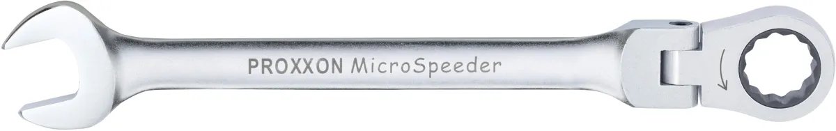 Proxxon MicroSpeeder zglobni viljuškasto-okasti ključ 21 mm sa čegrtaljkom - 23058