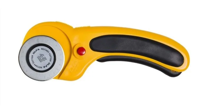 Rotacioni skalpel sa dvostrukim sigurnosnim mehanizmom Olfa RTY-2/DX; 45mm nož