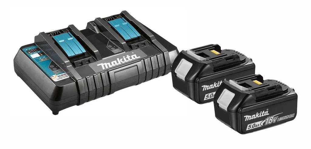 Set 2 x BL1850B akumulator 18V 5,0Ah LXT + brzi dupli punjač DC18RD Makita