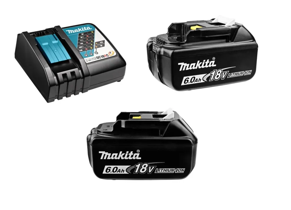 Set 2 x BL1860B baterija 18V 6,0Ah LXT + punjač DC18RC Makita