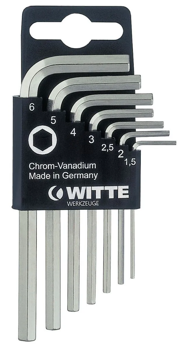 Set inbus ključeva 7-delni 1,5-6,0mm - Witte (45020)