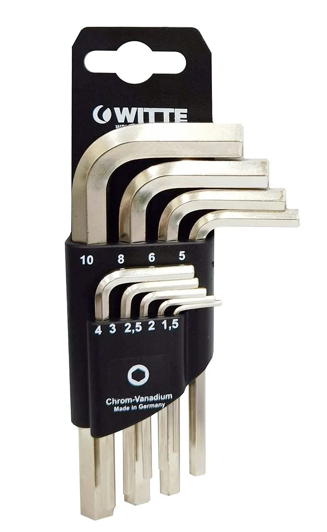 Set inbus ključeva 9-delni 1,5 - 10mm - Witte (5045021)