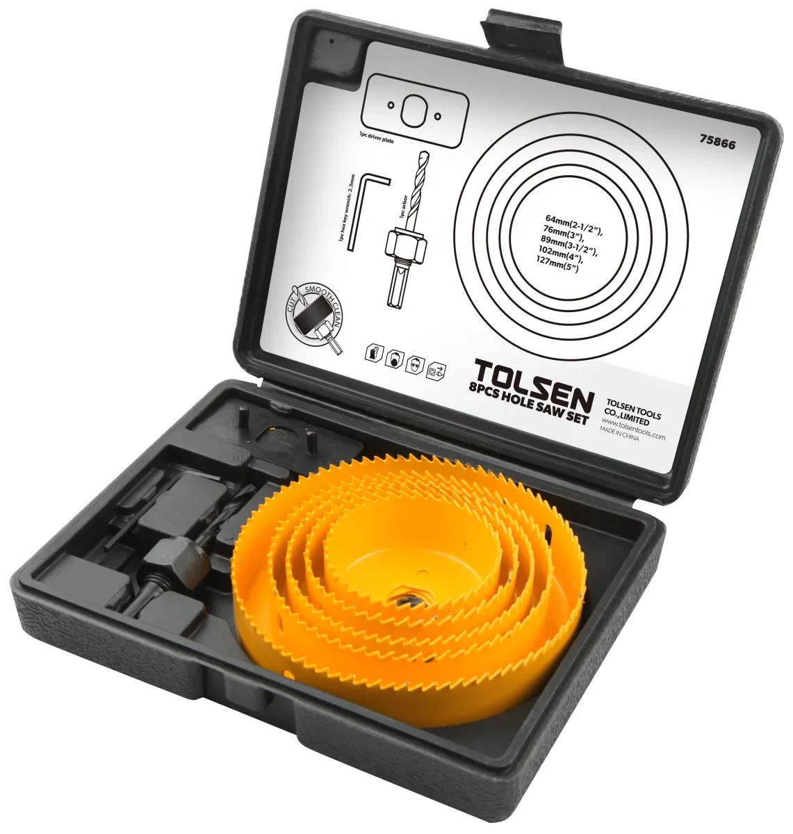 SET KRUNA ZA BUŠENJE 11-DELNI - Tolsen 75866