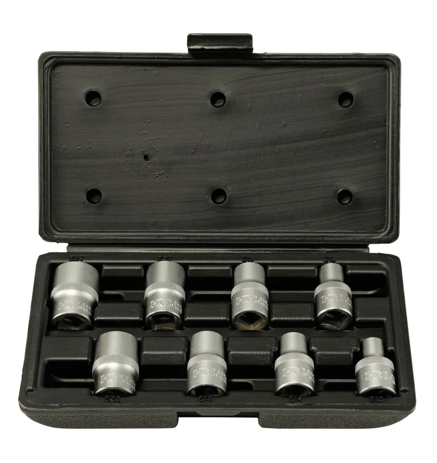 Set nasadnih E ključeva - 1/2" HM Müllner (6812)