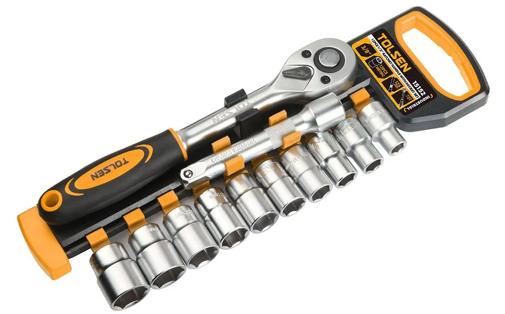 Set nasadnih ključeva 1/2" 12-delni Tolsen (15152)