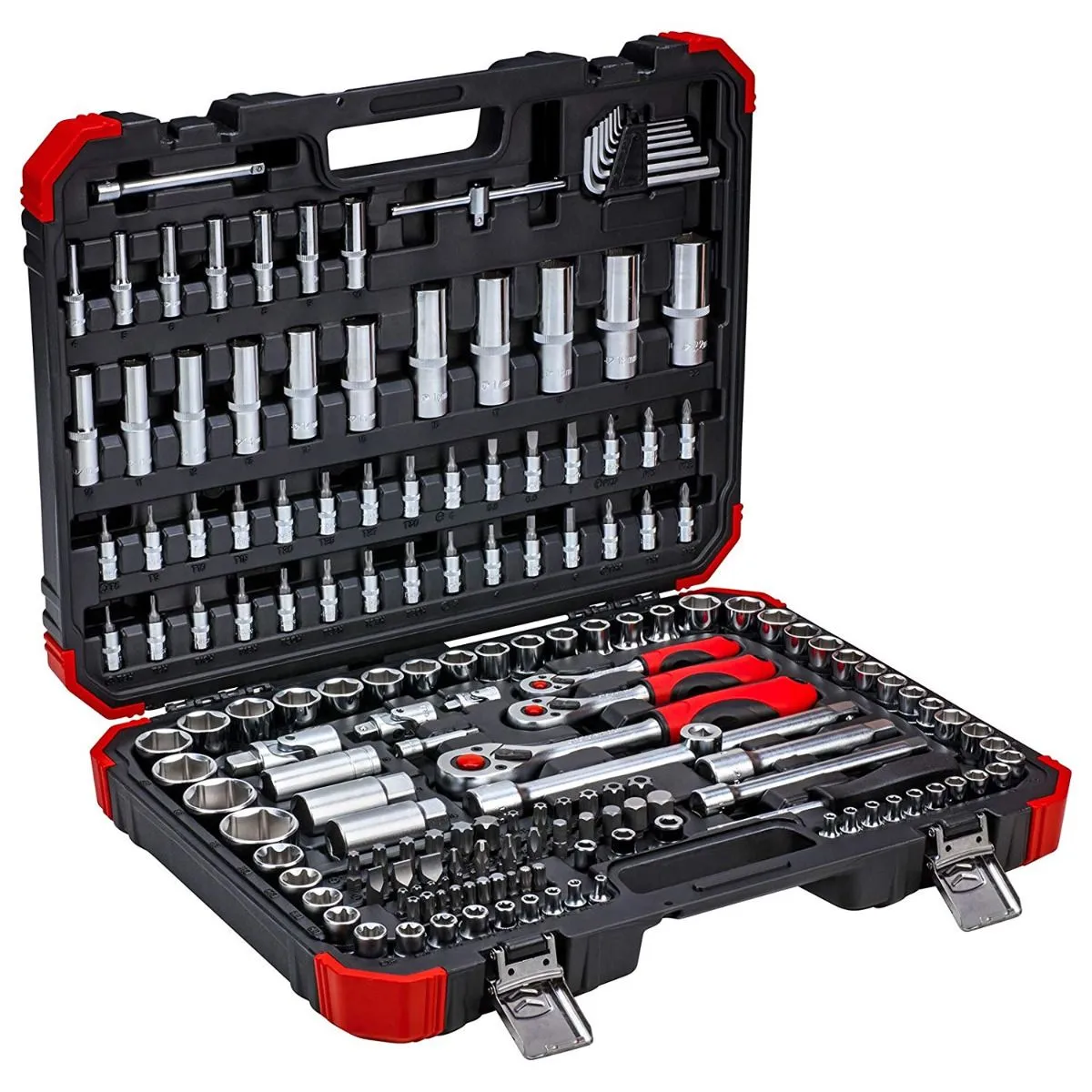 Set nasadnih ključeva 1/2" + 1/4" + 3/8" 172-delni u koferu GEDORE (R45603172)
