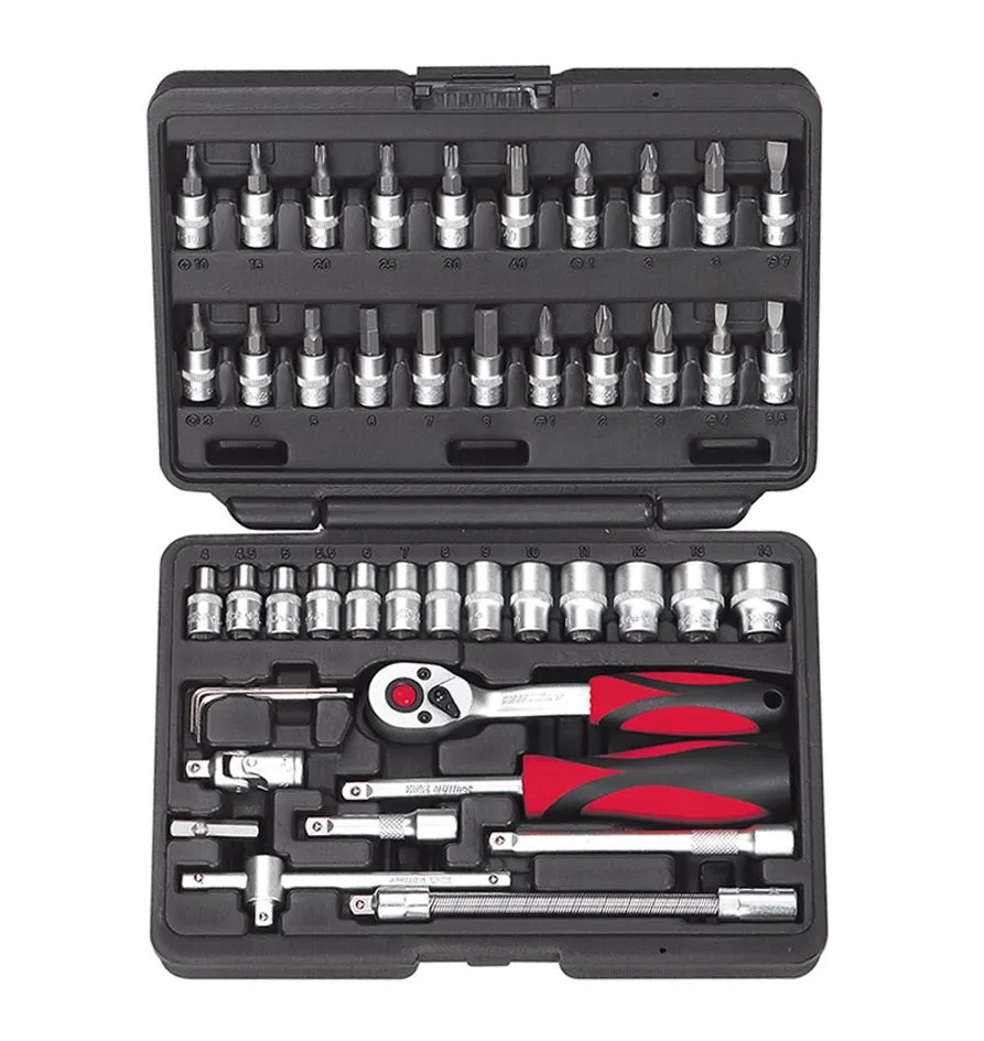 Set nasadnih ključeva 1/4" 46-delni HM Müllner (6046)