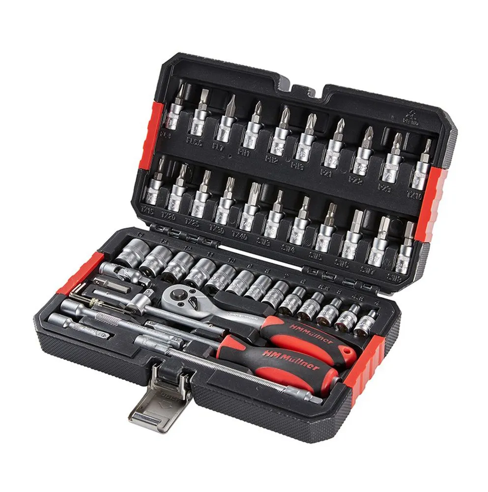 Set nasadnih ključeva 1/4" 46-delni HM Müllner (7046)