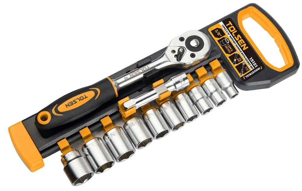 Set nasadnih ključeva 3/8" 12-delni Tolsen (15151)
