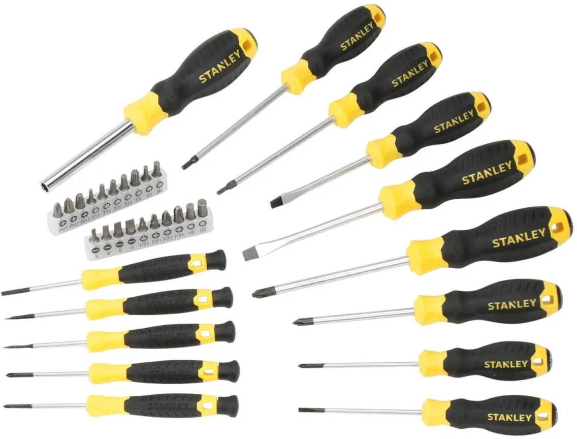 Stanley 34-delni set odvijača sa nastavcima i mini odvijačima (STHT0-62141)