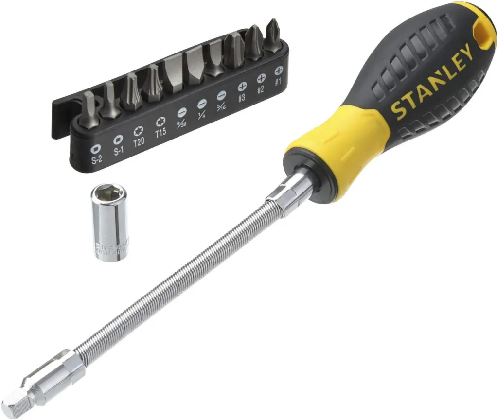 Stanley odvijač flexi - savitljivi  + 10 nastavaka / set 12kom. (0-62-508)