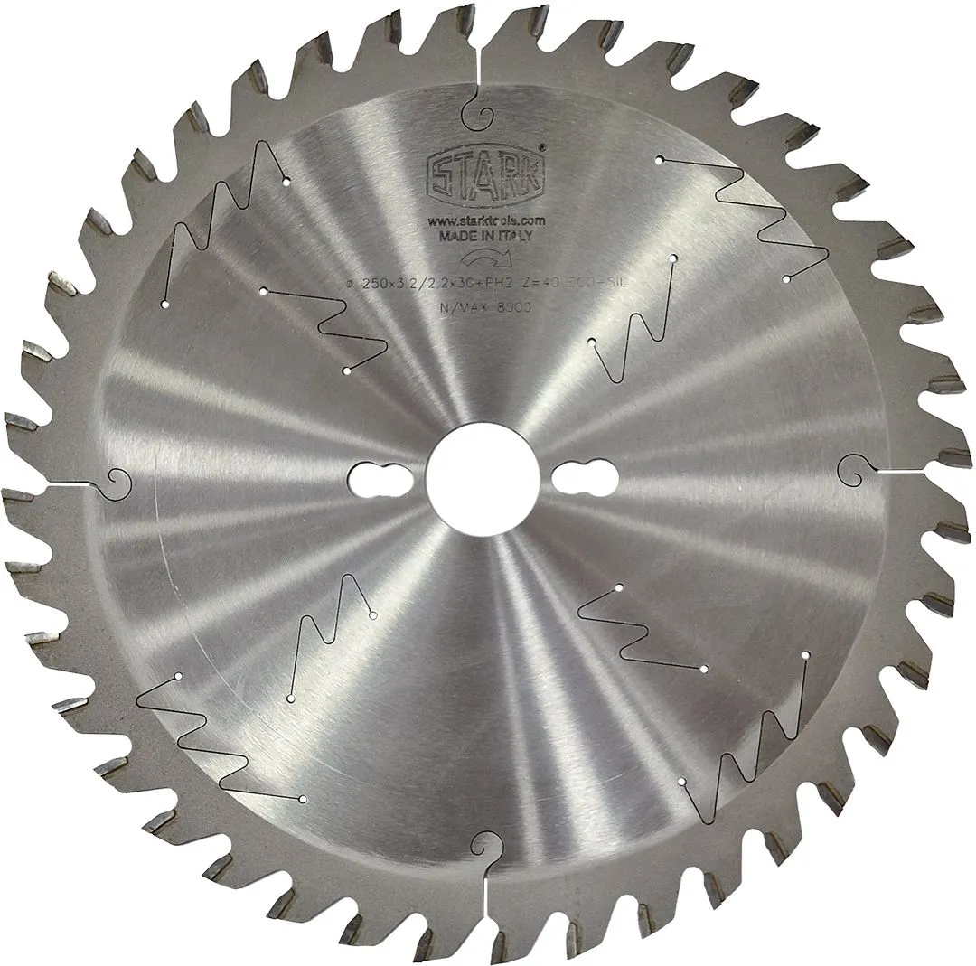 Stark list kružne testere poprečno sečenje, za drvo 250 x 3,2 / 2,2 x 30mm 40 WZ (U0425032040)