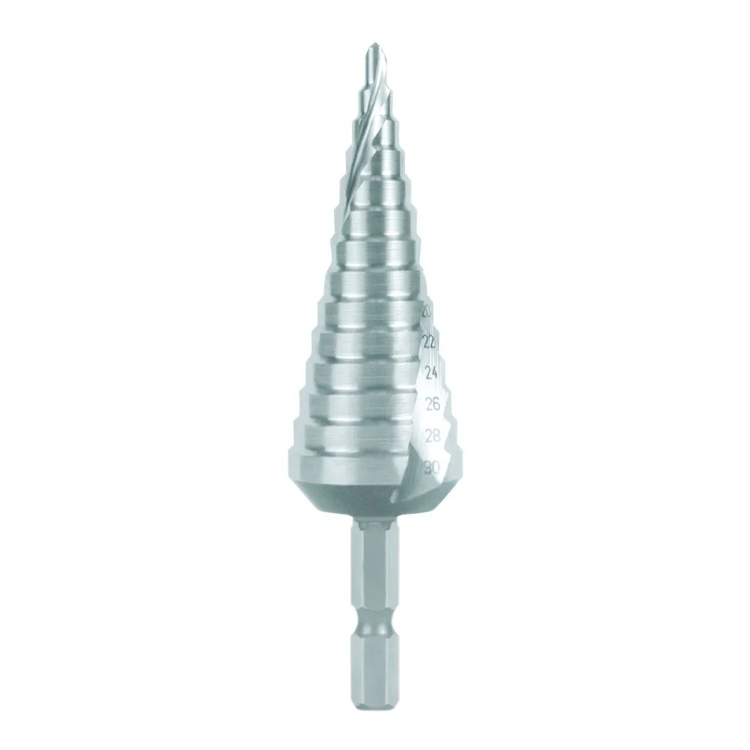 Stepenasta burgija sa HEX prihvatom HSS-G; 4-30mm / 2mm (14 stepeni) - Ruko R101052H