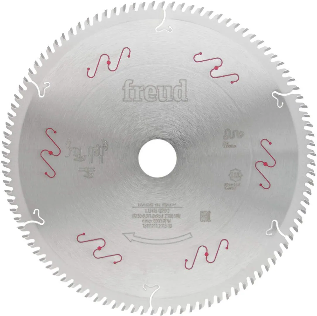 Tanki list cirkulara za pleksiglas i plastiku FREUD 250x2,2x30mm 100Z aksijalni ugao LU4B 0300