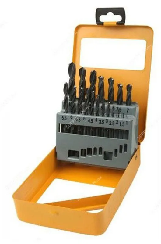 Tolsen 19-delni set HSS-R burgija 1,0-10,0mm (75081)
